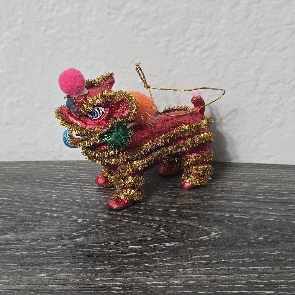 Festive Asian Dragon Ornament